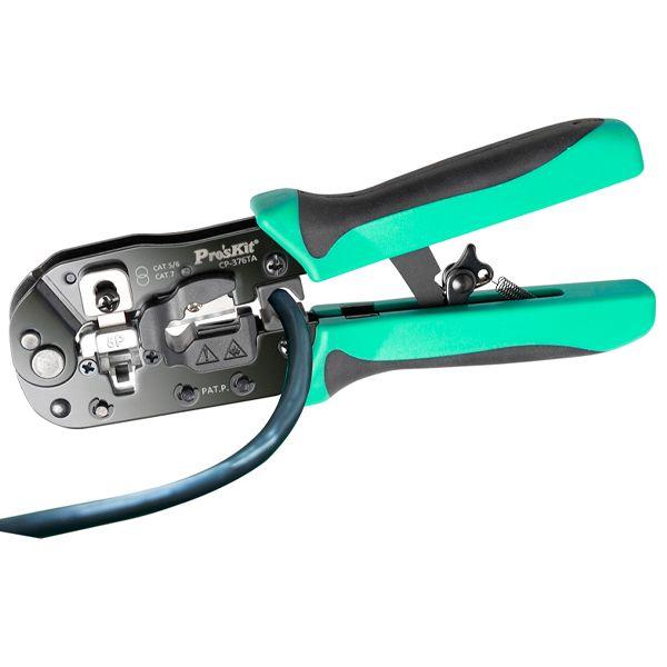 Ponchadora 3 en 1 para RJ45 Cat 5, Cat 6, Cat 7 Proskits CP376TA 