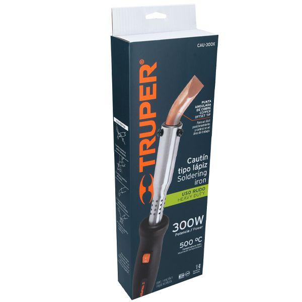 Cautín 300W Tipo Lápiz Punta Angulada Truper CPA300W