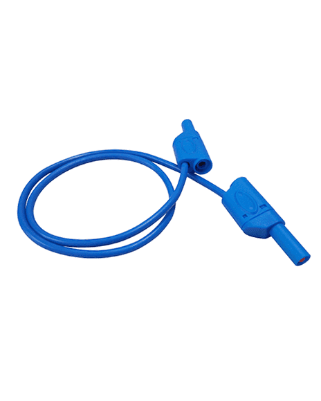 Cable De Prueba Banana X Banana Azul De 4mm CPBA