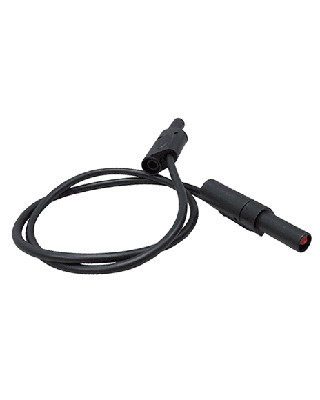 Cable De Prueba Banana X Banana Negro De 4mm CPBN