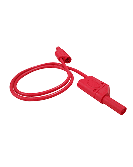 Cable De Prueba Banana X Banana Rojo De 4mm CPBR