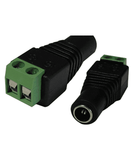 Conector Con Plug 2.1mm Macho a Bornera De 2 Entradas CPCM