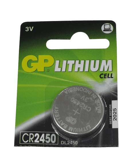 Batería Tipo Moneda 3V 610mAh CR2450