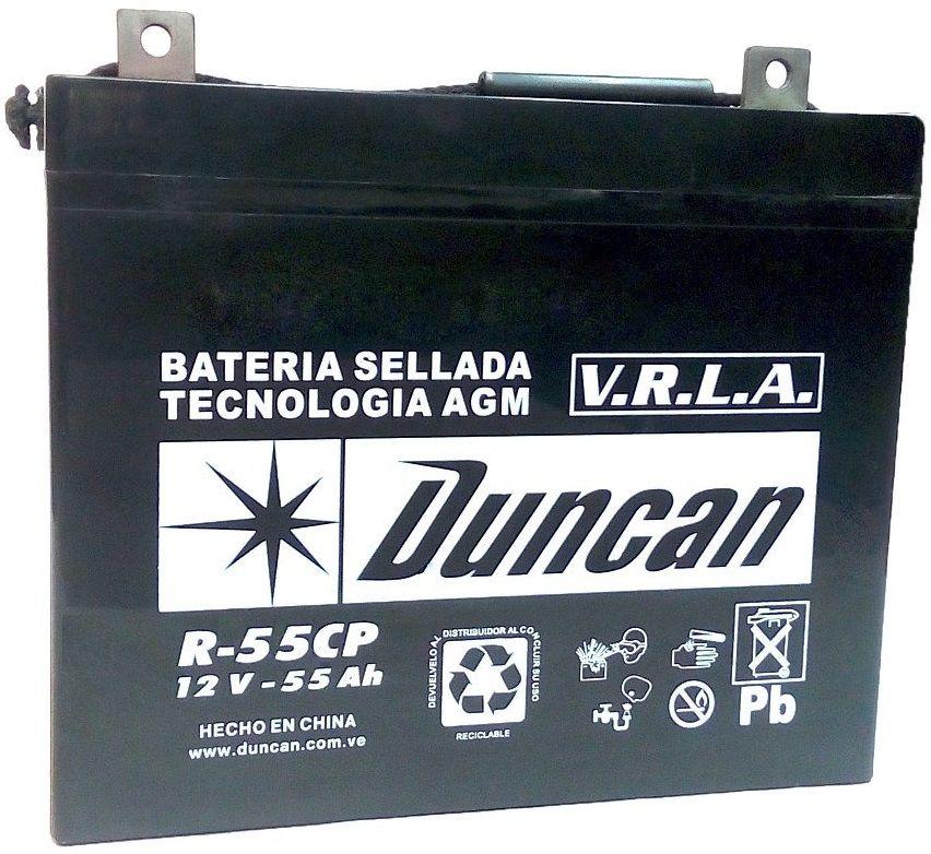 Batería Regulada Por Válvula (V.R.L.A.) Duncan DN55-12