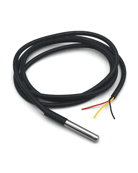 Sensor De Temperatura DS18B20 Con Sonda Impermeable De 1 Metro Para Aplicaciones Técnicas DS18B20