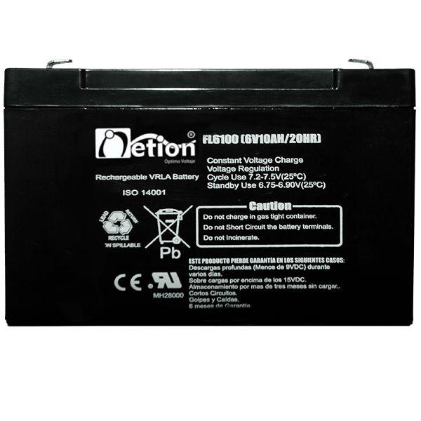 Bateria Seca 6V 10Ah VLRA Netion ES10-6NET