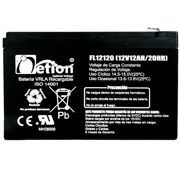 Batería Seca 12V 12Ah VLRA Netion ES12-12NET