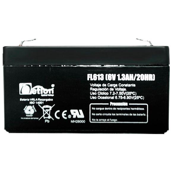 Bateria Seca 6V 1.3Ah VLRA Netion ES1.2-6NET