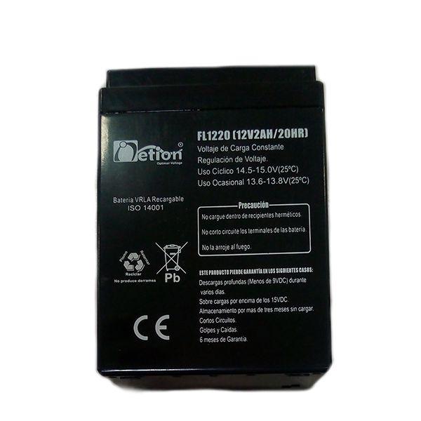 Batería Seca 12V 2Ah VLRA Netion ES2-12NET