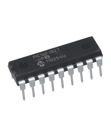 Microcontrolador PIC 16F1827 Encapsulado DIP de 18 pines F1827IP