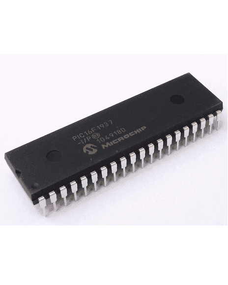 Microcontrolador Pic16F 8 Bits 32 MHz Memoria Flash 14KB 40 Pines Encapsulado DIP F1937IP
