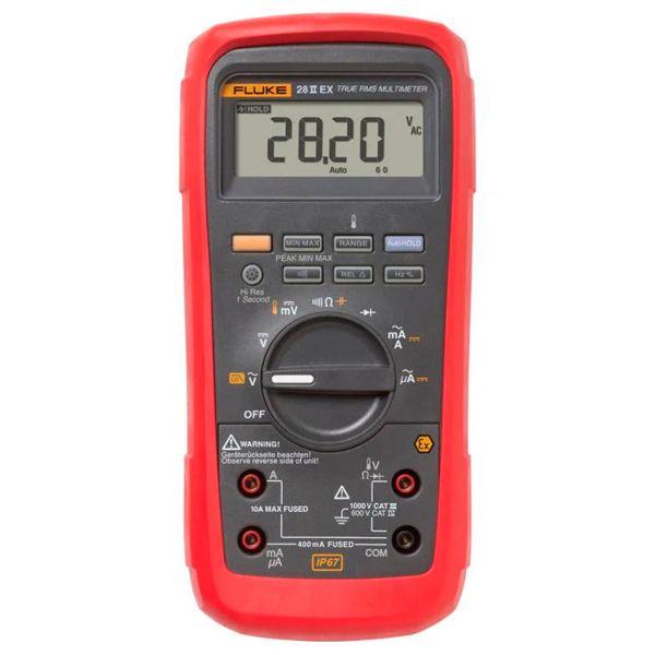 Multímetro Digital De Valor Eficaz Verdadero Intrínsecamente Seguro Fluke F28-2EX