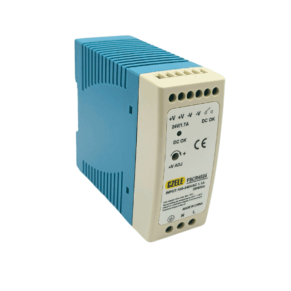 Fuente Riel Din 24VDC 1.7A 40.8W CZELE FSCR4024