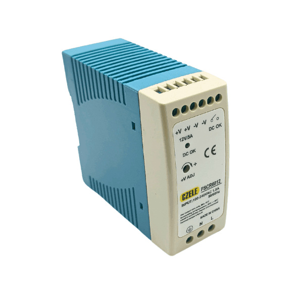 Fuente Riel Din 12VDC 5A 60W CZELE FSCR6012