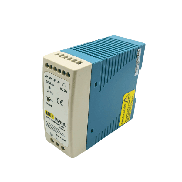 Fuente Riel Din 24VDC 2.5A 60W CZELE FSCR6024