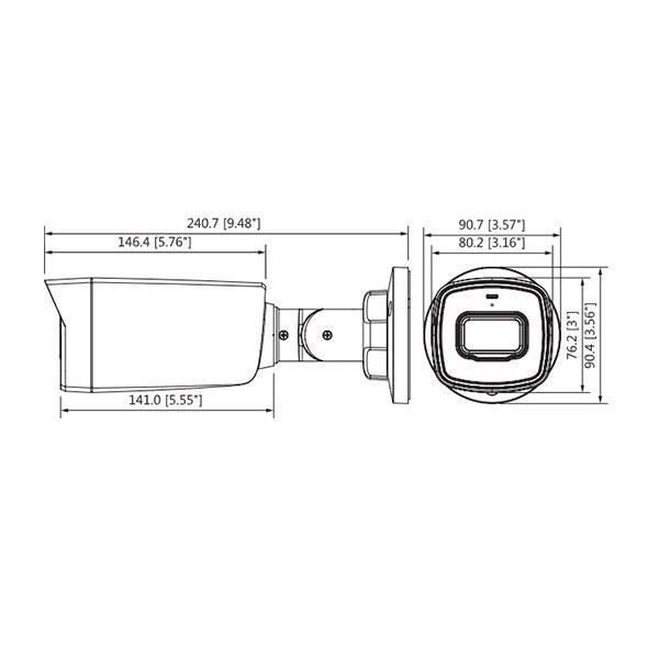 Cámara Tipo Bala IR HDCVI 2MP HAC-HFW1200TLN