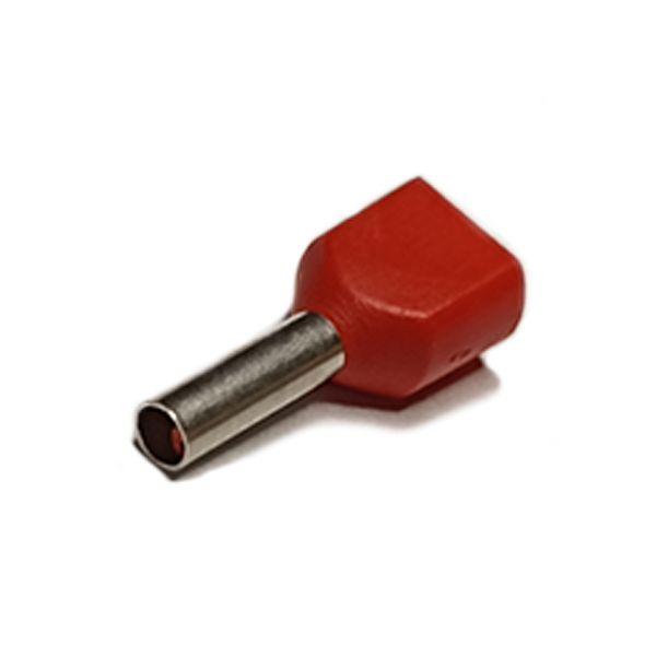 Terminal Tubular Doble Diametro 1mm2 HellermannTyton HIT01008-2