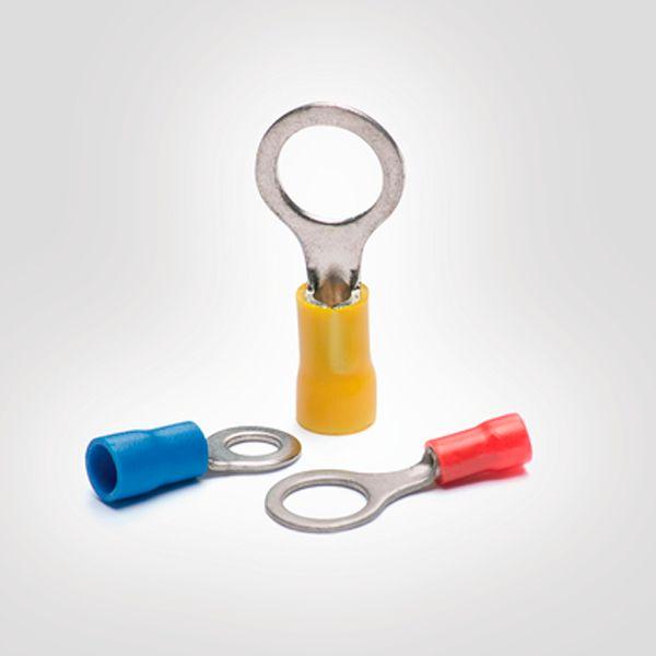 Terminal Eléctrico De Cobre Estañado y PVC HOT02506