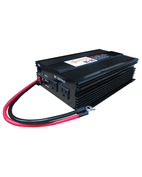 Inversor De Voltaje 12Vdc a 110Vac De 1000W Marca Intelligent INV1000W