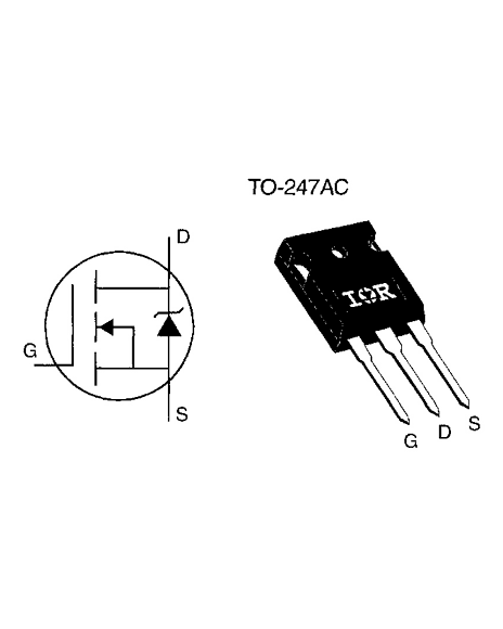 Mosfet Canal N 14A 500V  400mΩ TO247AC IRFP450