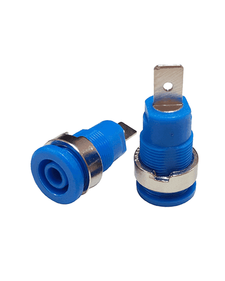Jack Banana De 4mm 1000V 32A Color Azul JACKBA