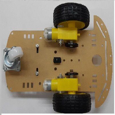 Chasis Inteligente 2WD Con Soporte Para Arduino En Proyectos Robóticos KITCAR2
