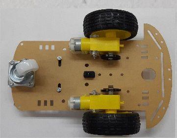Chasis Inteligente 2WD Con Soporte Para Arduino En Proyectos Robóticos KITCAR2