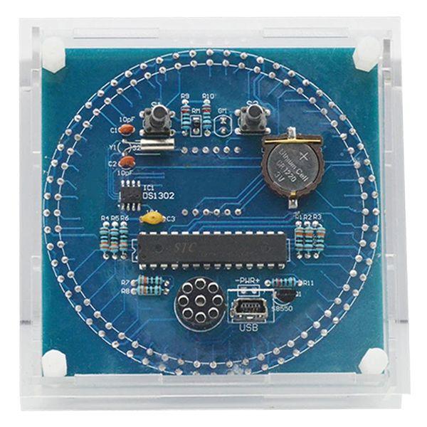Kit Ensamble Electrónico Reloj/Alarma/Pantalla Led KRELOJG