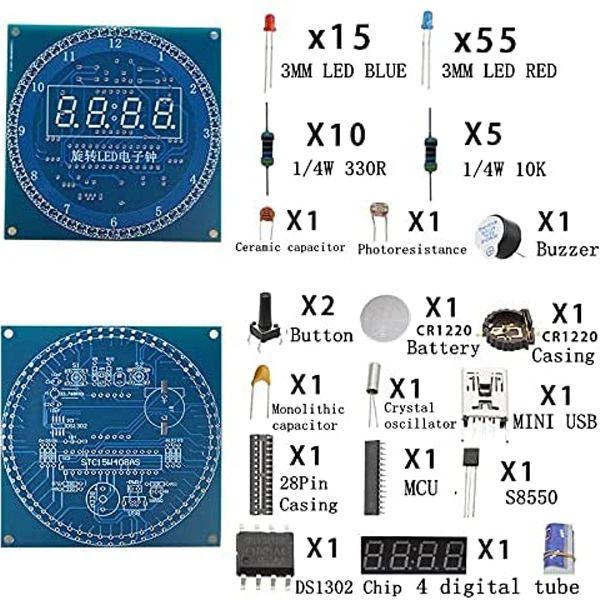 Kit Ensamble Electrónico Reloj/Alarma/Pantalla Led KRELOJG