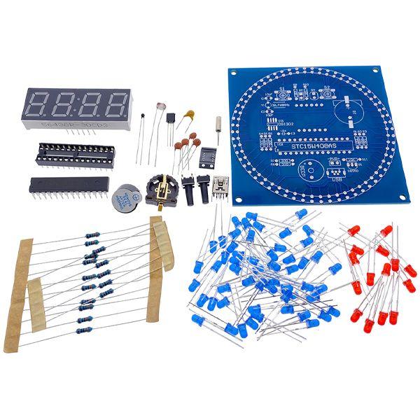 Kit Ensamble Electrónico Reloj/Alarma/Pantalla Led KRELOJG