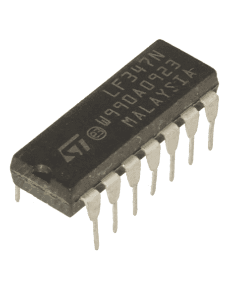 Amplificador Operacional Cuadruple Encapsulado Dip LF347
