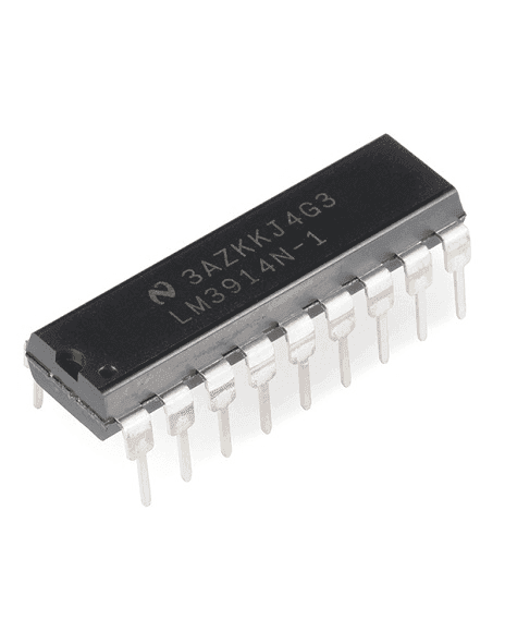 Driver De Display De Puntos/Barra Encapsulado DIP De 18 Pines LM3914
