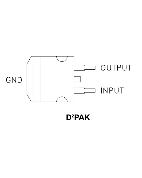Regulador De Voltaje 5V 1A  D²PAK LM78T05MS