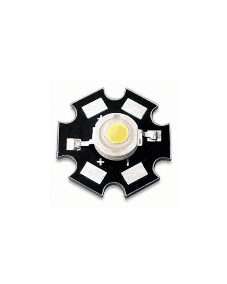 Led Rojo 2W Con Disipador 450mA 100lm LR2W