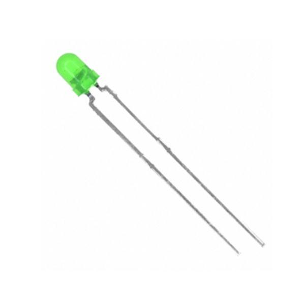 Led Difuso Verde De 3mm LV3