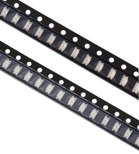 Led En Montaje Superficial 1206 Verde LV3SM