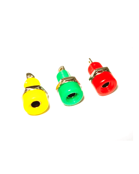 Conector Banana Hembra Chasis MK650