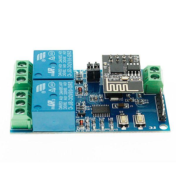 Módulo Relé WiFi ESP8266 2 Canales MOD2RWIFI