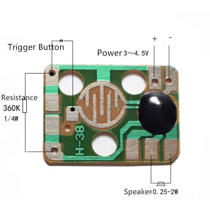Modulo Sonido Perro Ladrador MODSON  