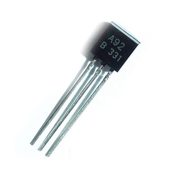 Transistor De Unión Bipolar Único PNP 300V 50MHz 625mW 500mA 40hFE MPSA92
