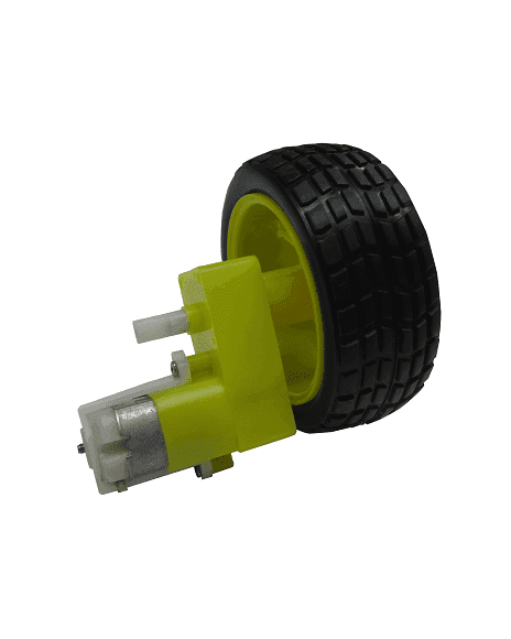 Motorreductor en L con Llanta MR3110K