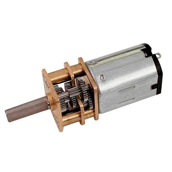 Motor Engranado N20 De 6V 300RPM Para Aplicaciones De Velocidad Media MR6300