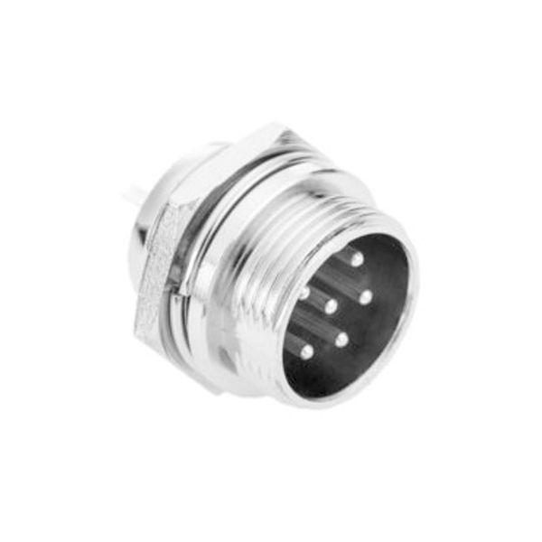 Conector Circular Chasis 6 Pines Macho GX16 MRM30-6P