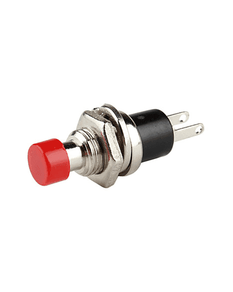 Pulsador cilíndrico 2 Pines NA 1A 125Vac MS312C