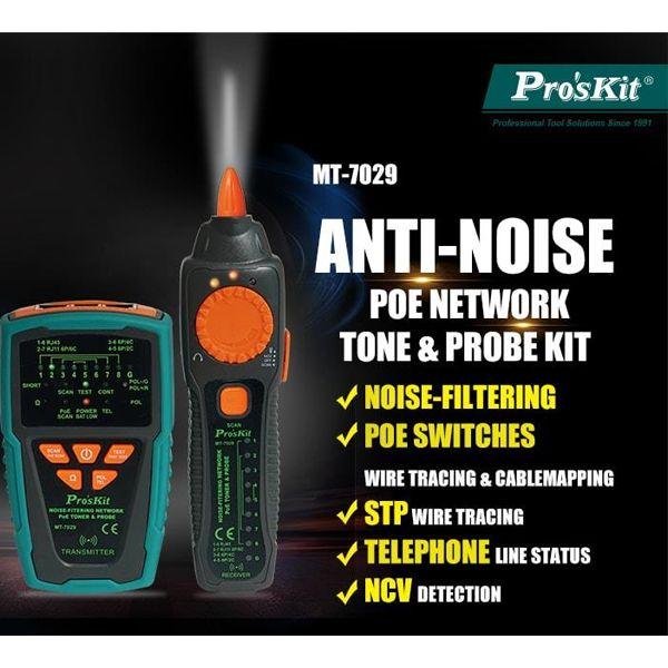 Probador De Redes Hasta 3Km PoE ProsKit MT7029