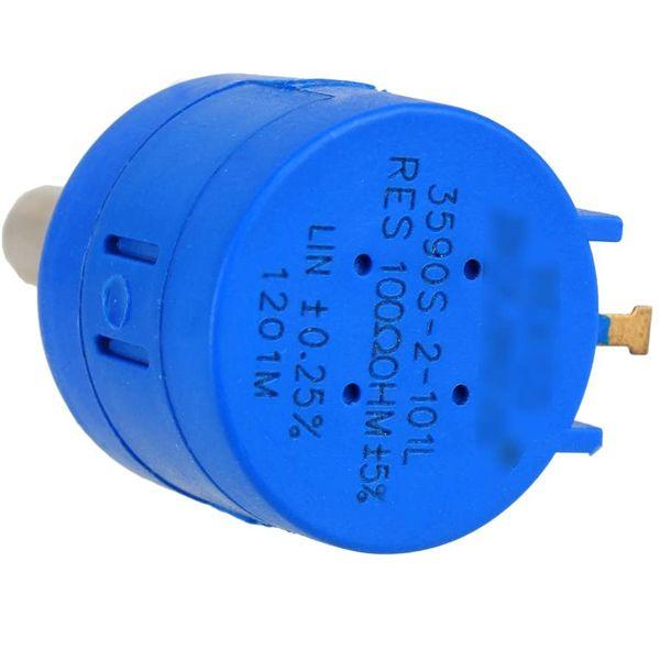 Potenciómetro Lineal 100 Ohmios 10 Vueltas 2W ±5% PA100CH