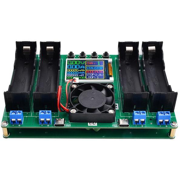 Medidor de Resistencia Interna y Carga de Baterías PB18650
