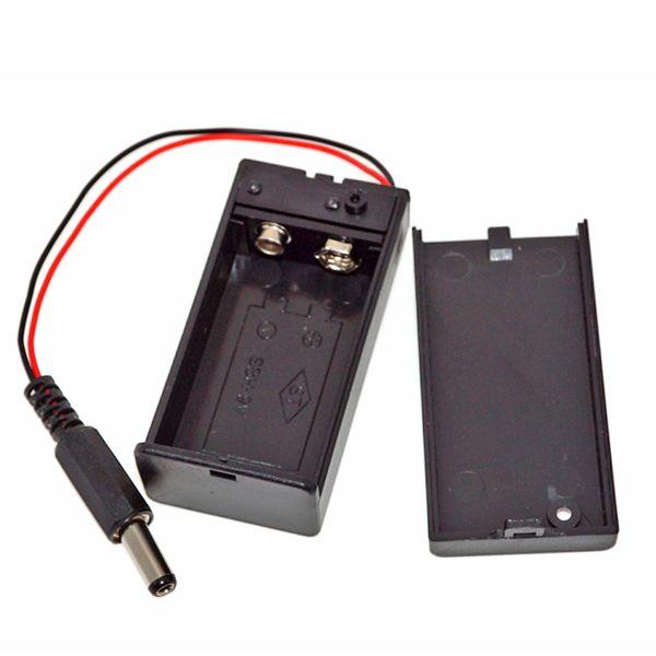 Portapila 9V con Suiche y Plug PP9VSP