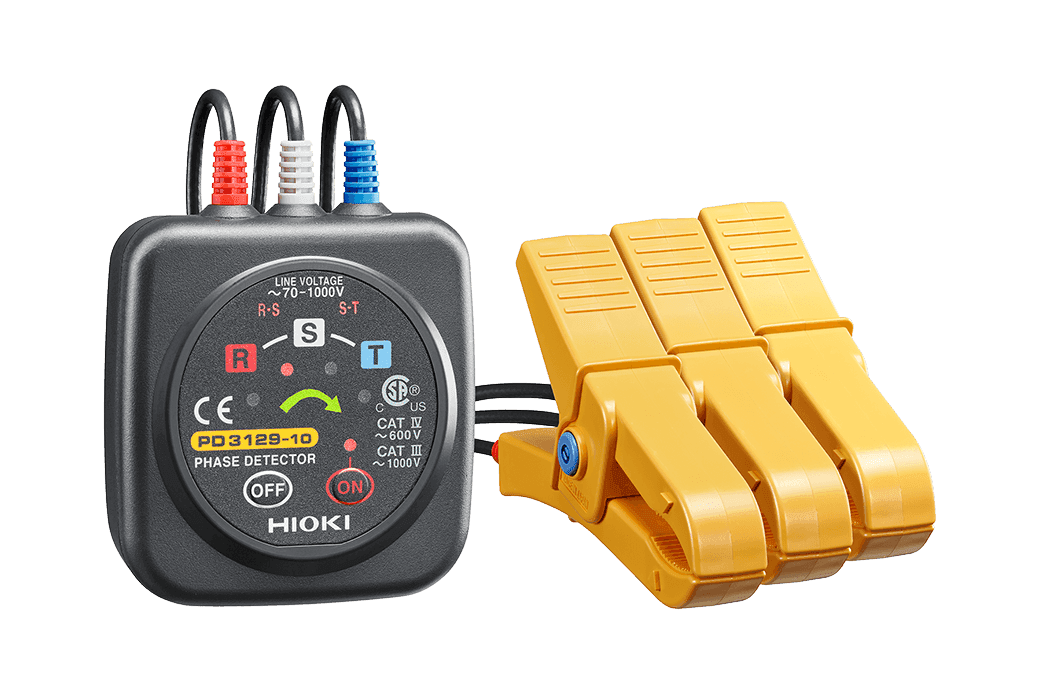 Probador de Rotación de Fase con Pinzas sin Contacto Hioki PD3129-10