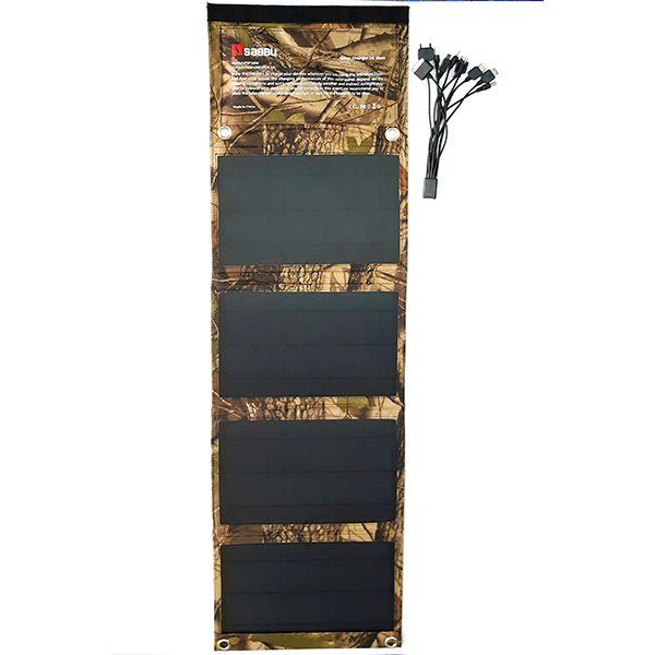 Panel Solar Plegable De 4 Celdas Salida USB 26W 5V 5.2A PSP26W